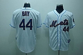 New York Mets #44 bay white[cool base],baseball caps,new era cap wholesale,wholesale hats